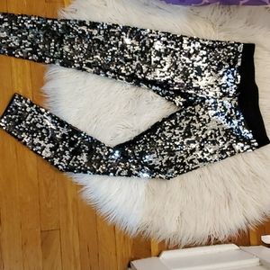 Sequin express leggings